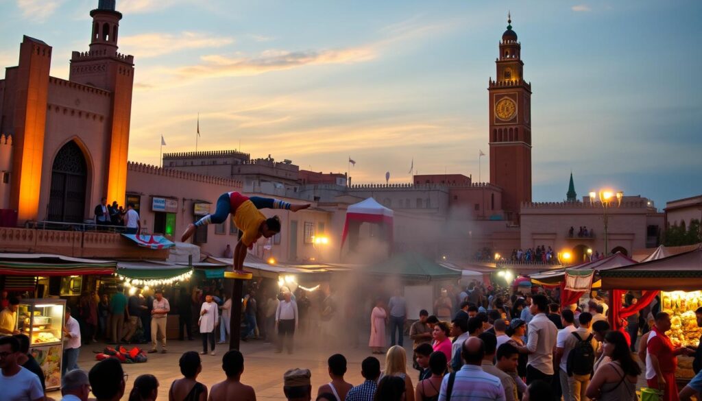 Jemaa el-Fnaa street performers