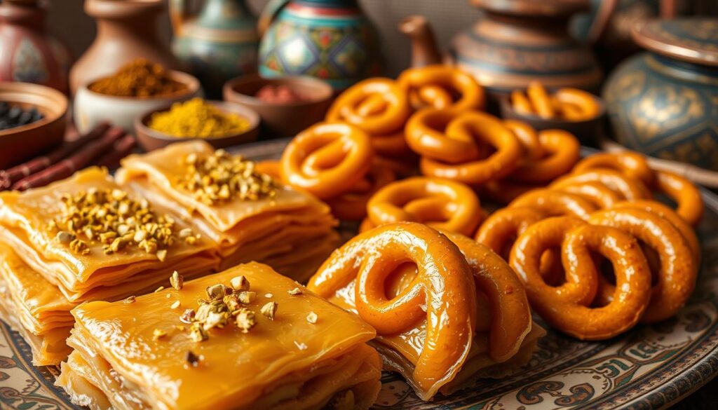Marrakech sweet pastries