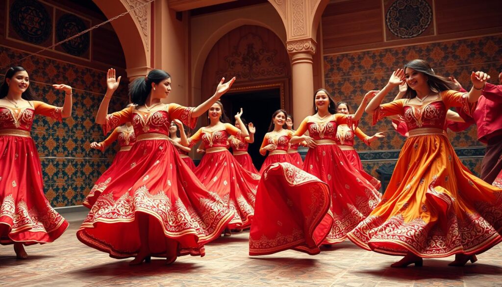 Moroccan traditional dance