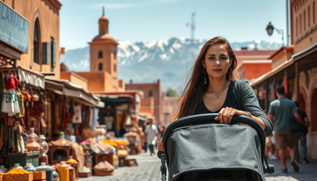 Navigating Marrakech with a stroller