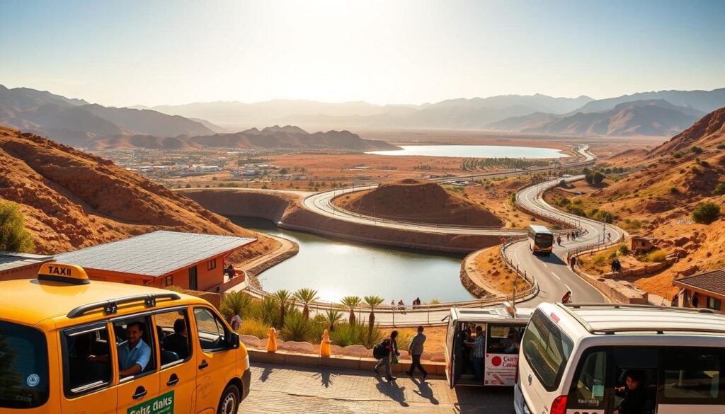 Marrakech to Lalla Takerkoust transport options