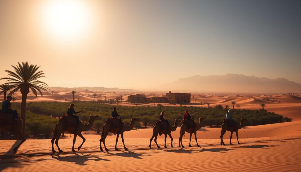 camel trekking near Marrakech